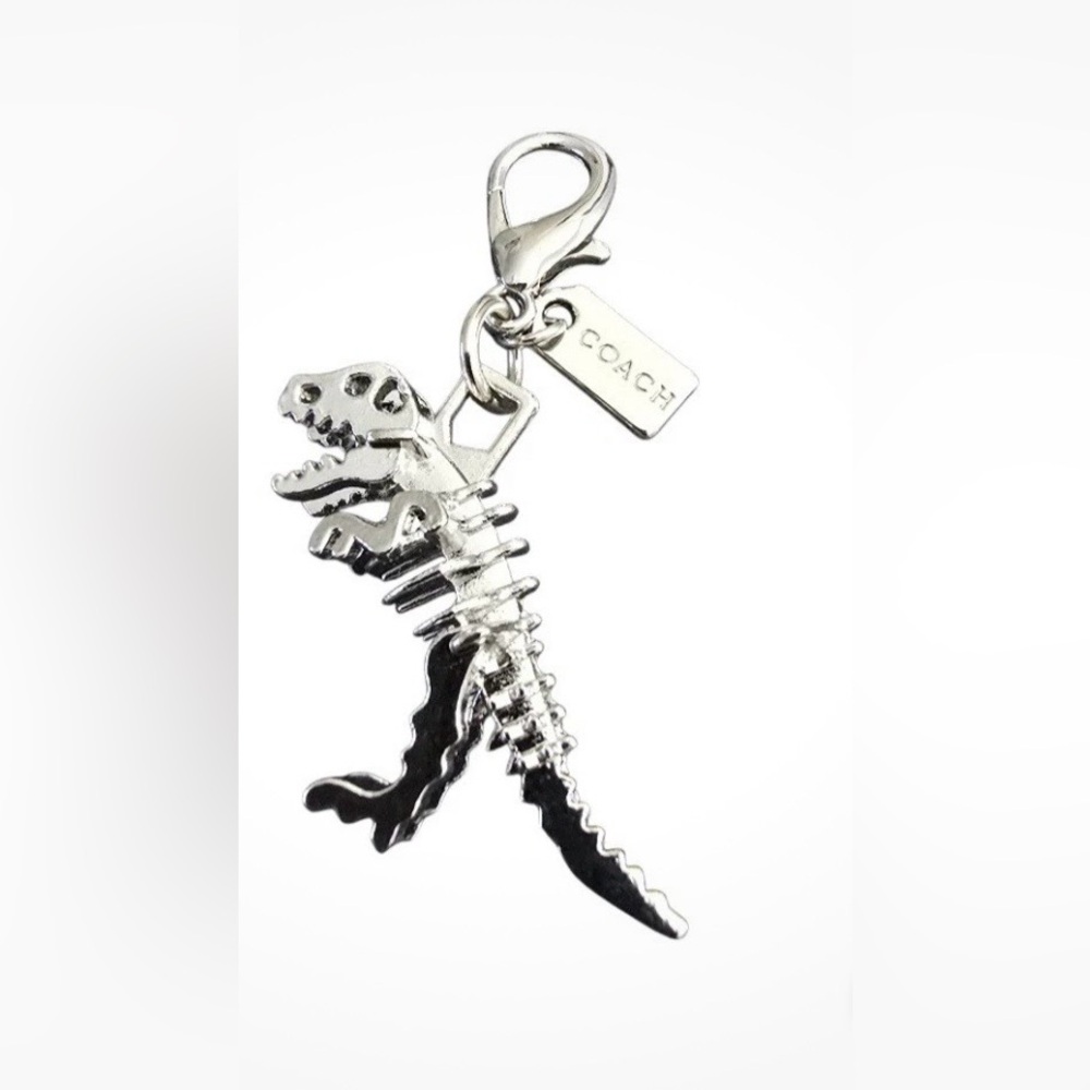 Coach Rexy small silver hardware Charm NEW